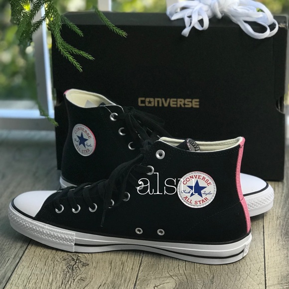 Converse Other - Converse Ctas Pro HI Black Pink Glow M AUTHENTIC